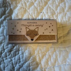 Sephora Mini Eyeshadow Palette with Black and White Design